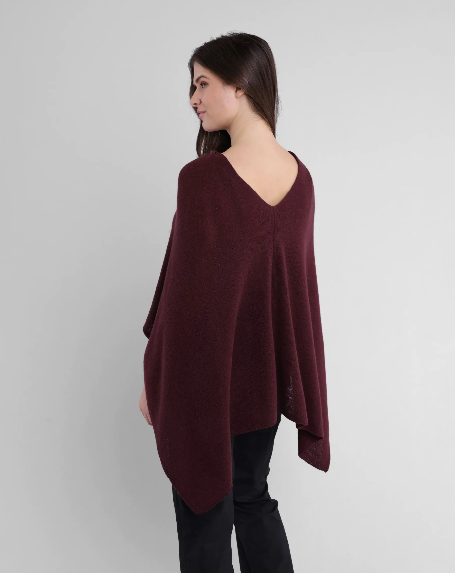 100% Cashmere Dress Topper Poncho