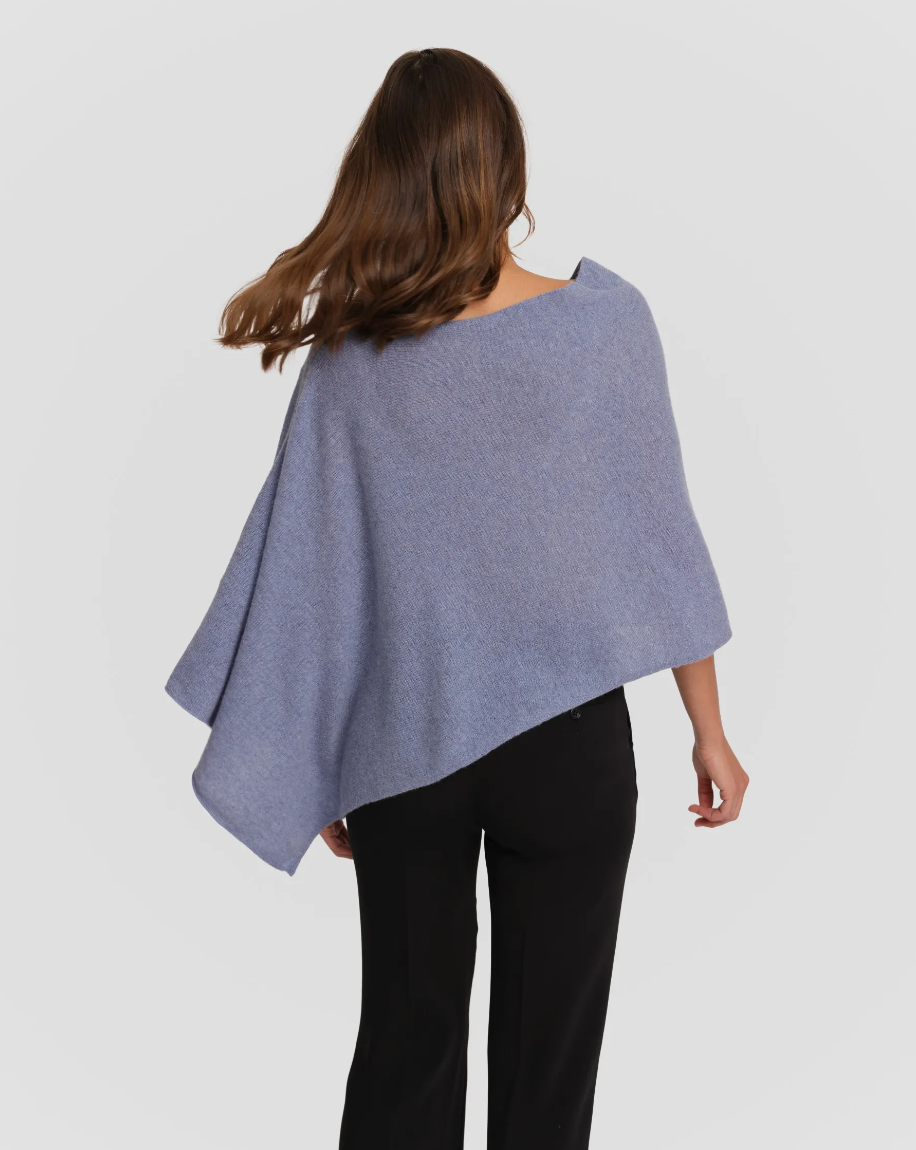 100% Cashmere Dress Topper Poncho