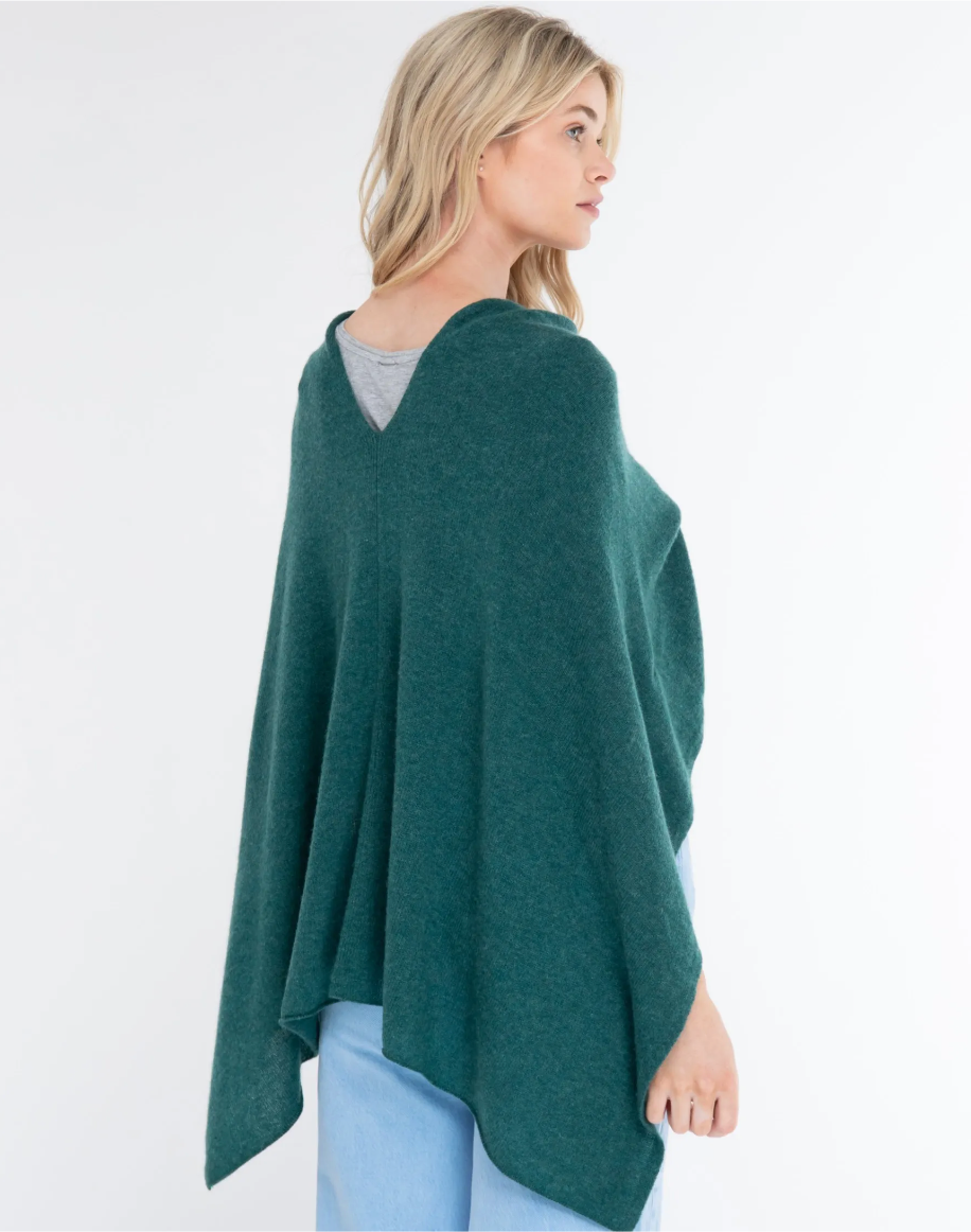 100% Cashmere Dress Topper Poncho
