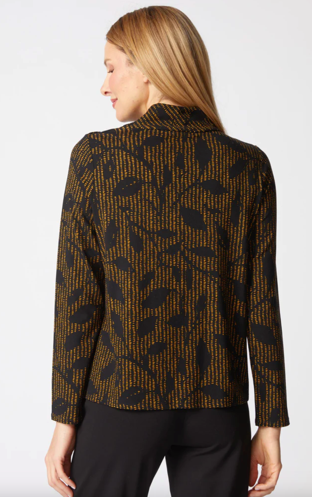 Core Travel Drape Collar Top