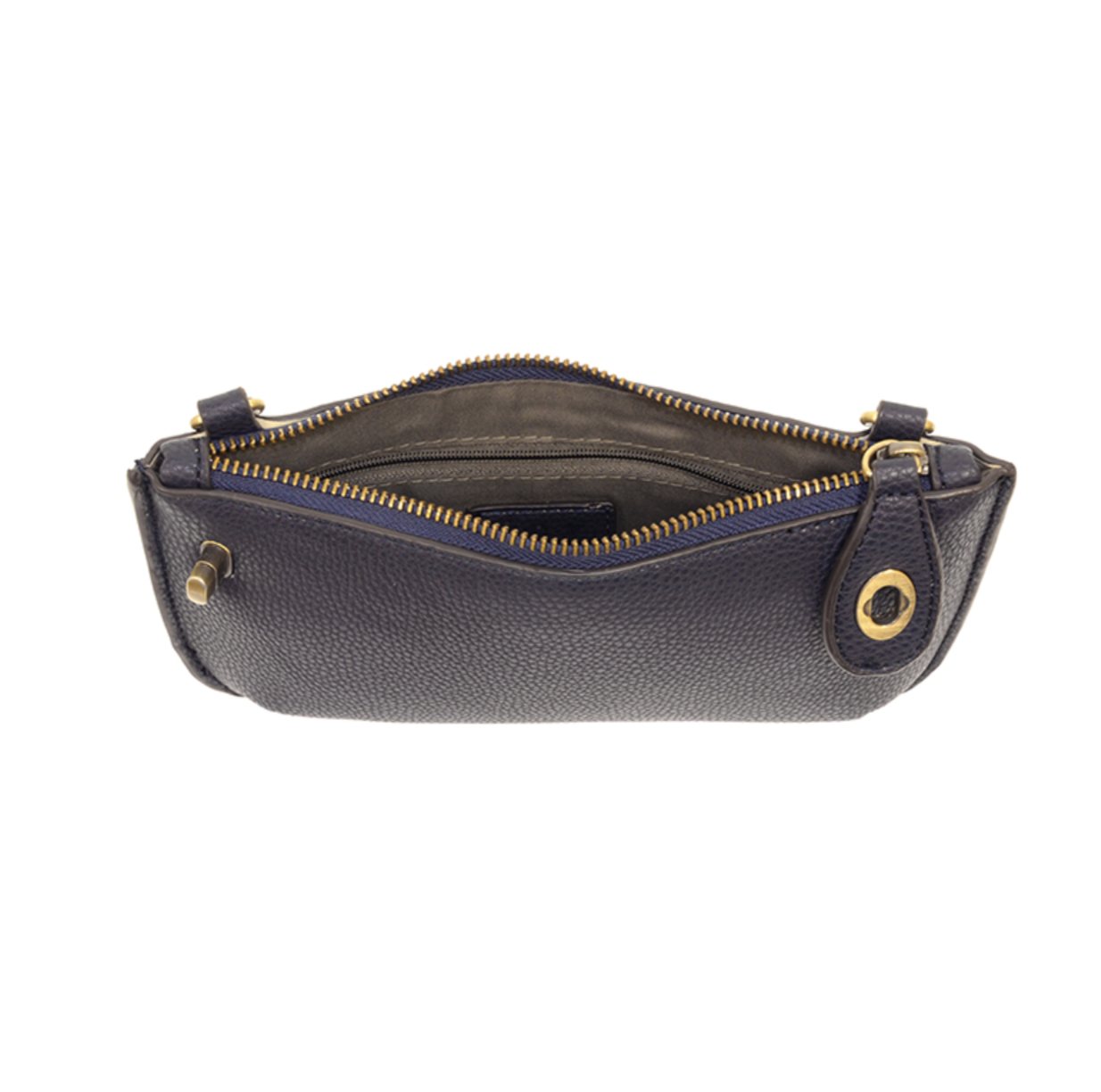 Mini Crossbody Wristlet Clutch in Navy