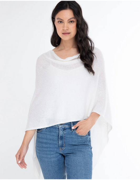 100% Cashmere Dress Topper Poncho