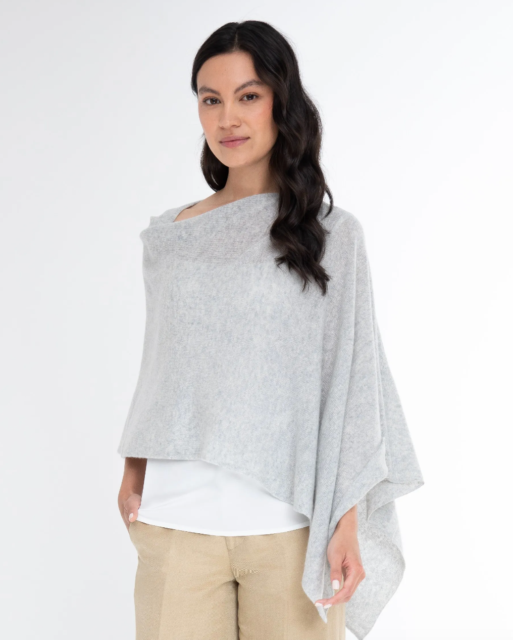100% Cashmere Dress Topper Poncho