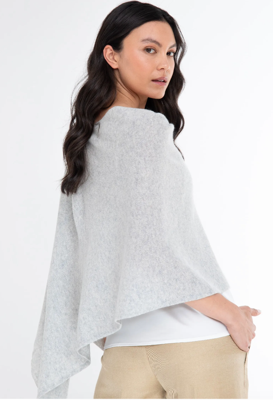 100% Cashmere Dress Topper Poncho