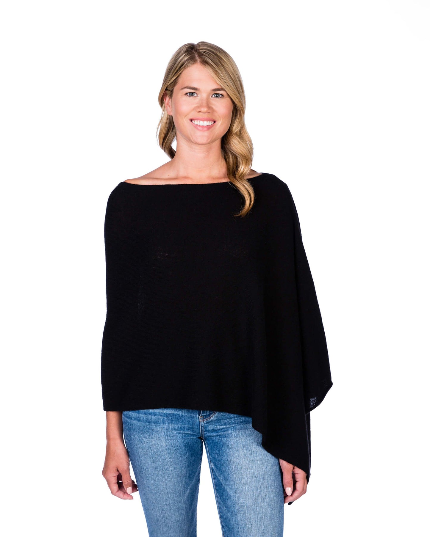 100% Cashmere Dress Topper Poncho