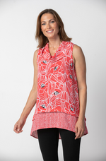 Load image into Gallery viewer, Express Travel Floral Sleeveless Tunic
