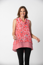 Load image into Gallery viewer, Express Travel Floral Sleeveless Tunic
