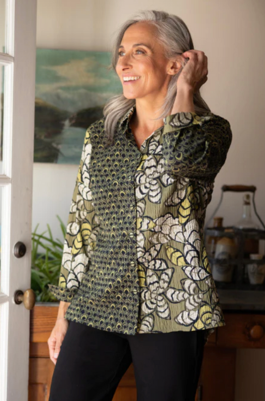 Rustling Leaves Shaped Shirt