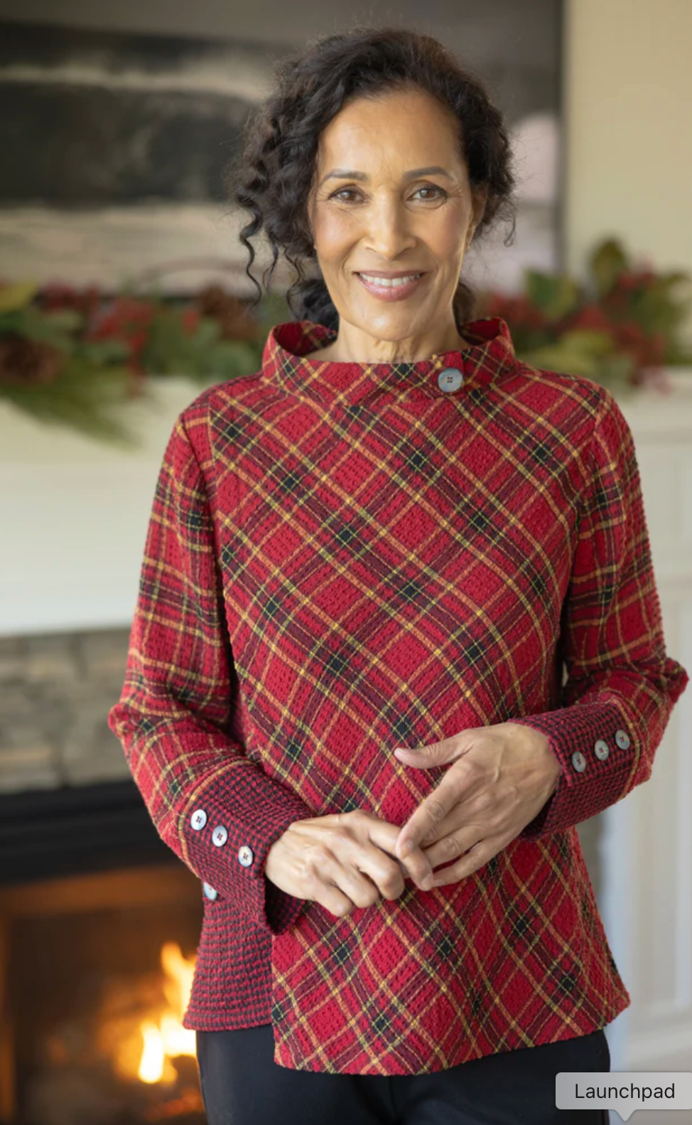 Girl Gone Plaid Orchard Pullover