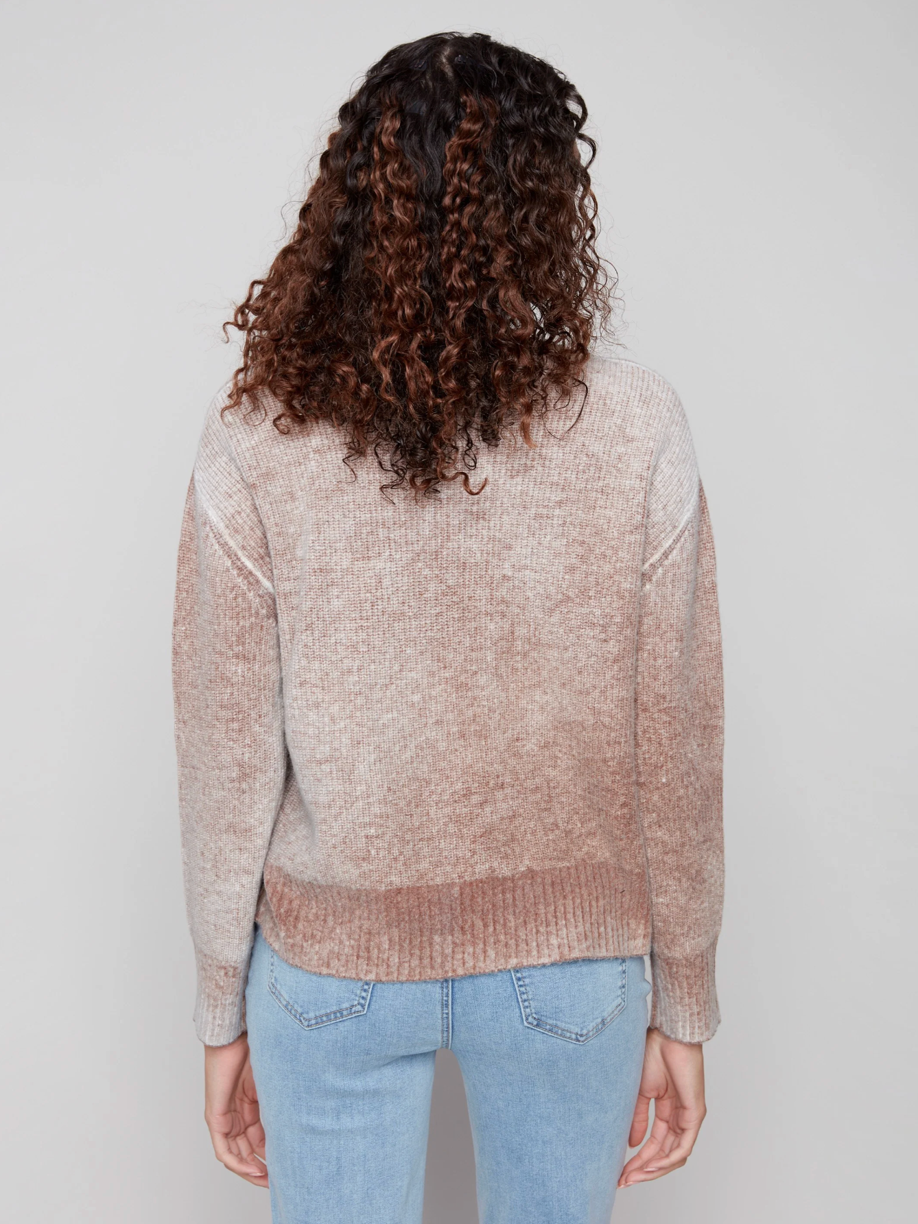 Fancy Stitch Crew Neck Sweater