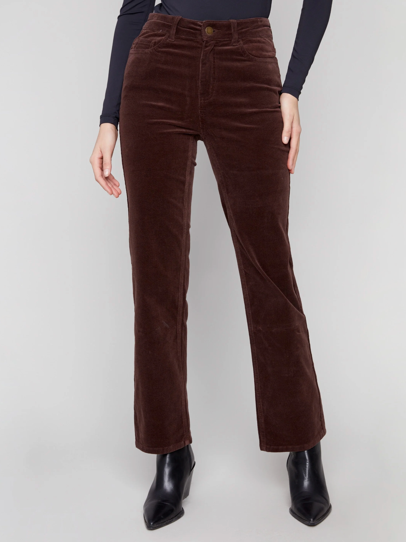 Straight Leg Corduroy Pants