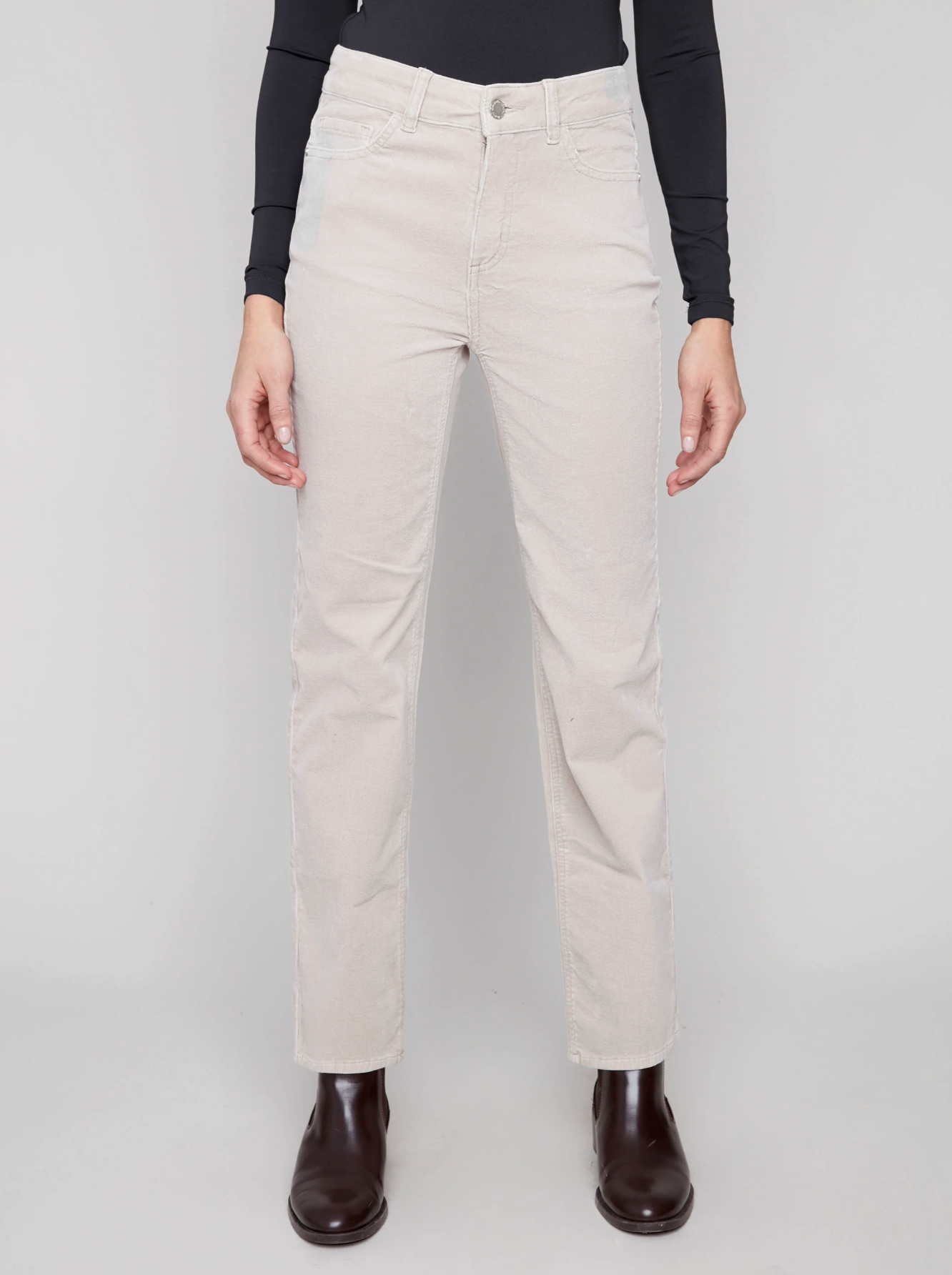 Straight Leg Corduroy Pants