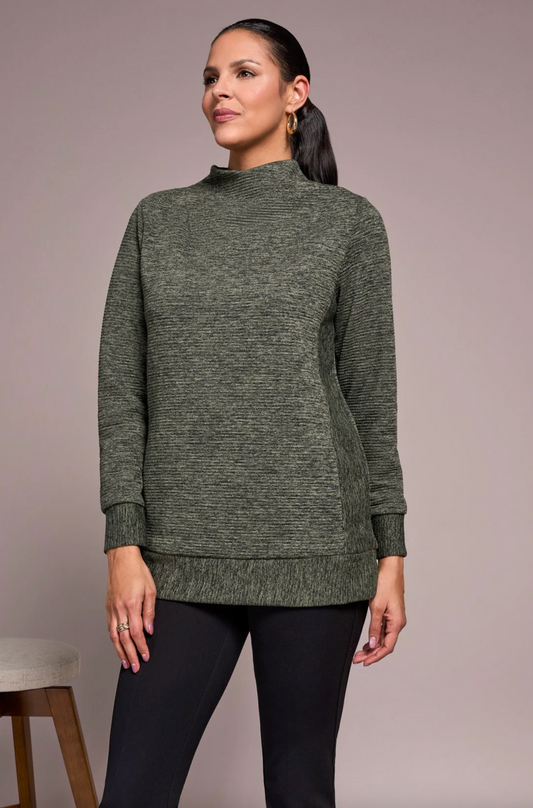 Long-Sleeve Tunic With Invisible Pockets