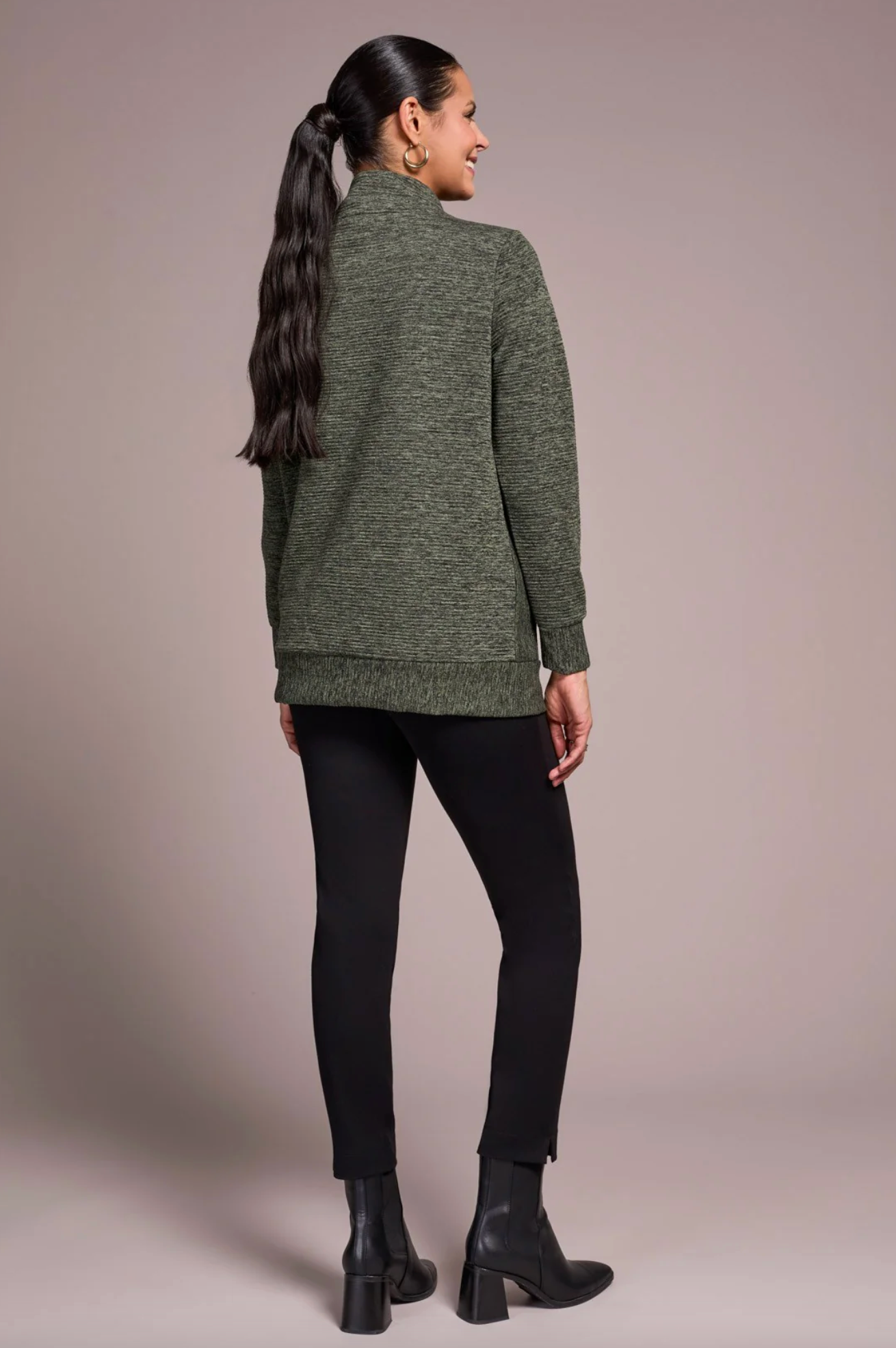 Long-Sleeve Tunic With Invisible Pockets