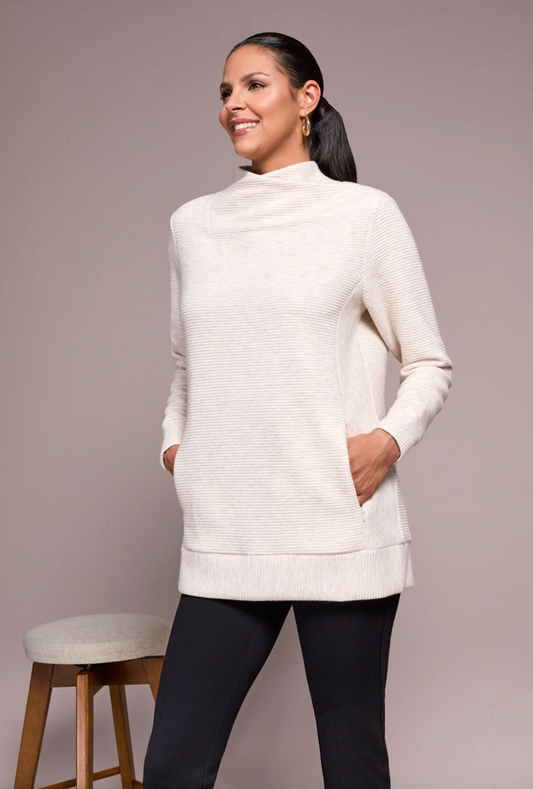 Long-Sleeve Tunic With Invisible Pockets