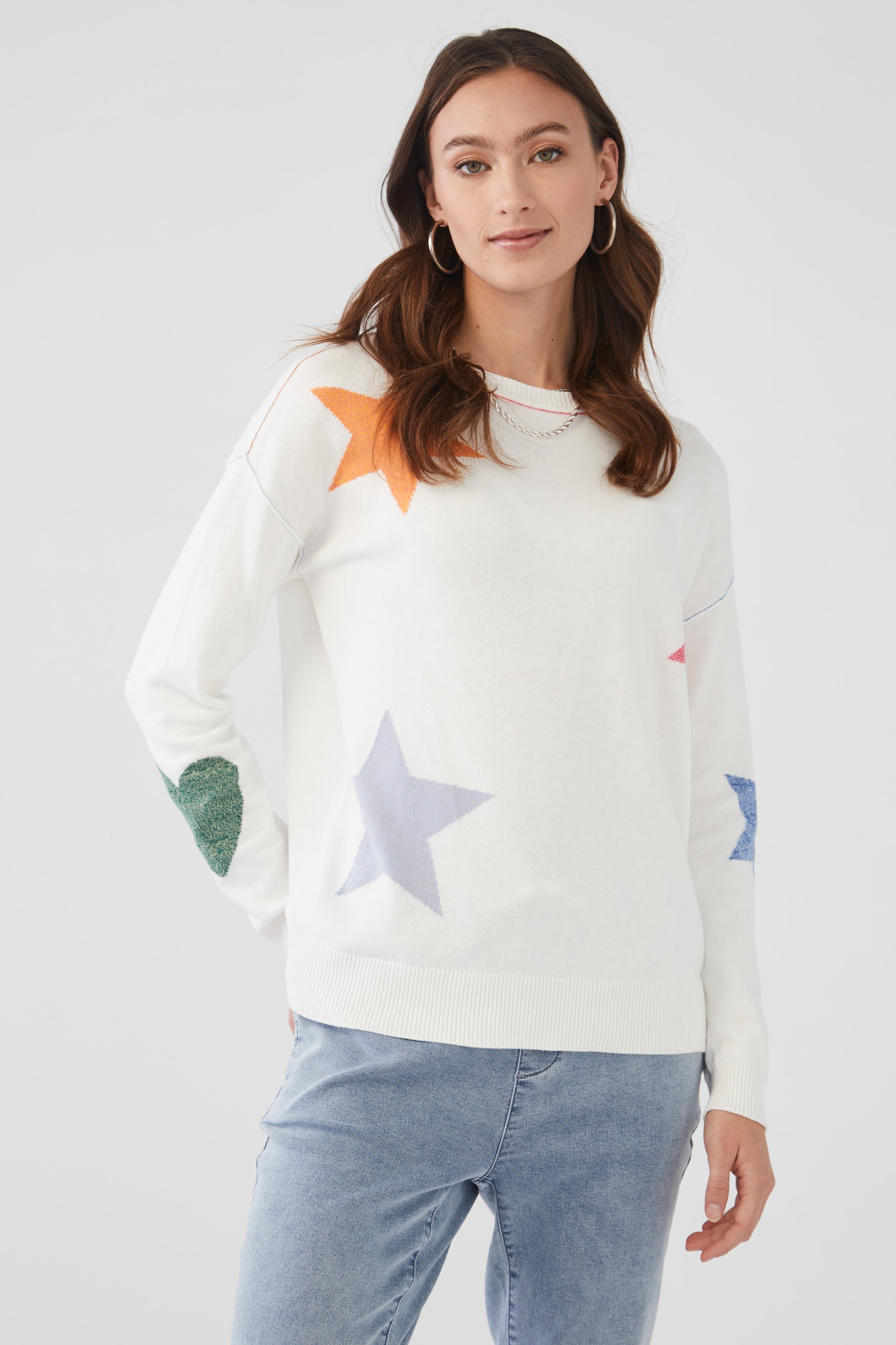 Intarsia Star Sweater