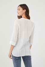 Load image into Gallery viewer, 3/4 Sleeve Textured Tunic
