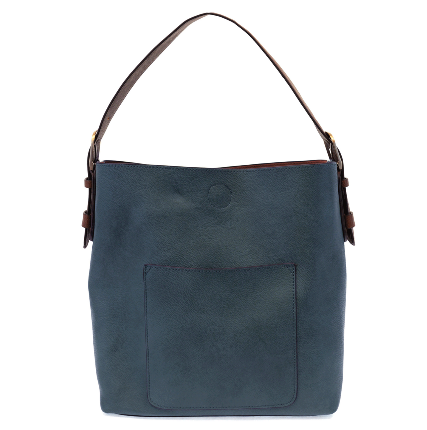 Classic Hobo Handbag in Dark Chambray