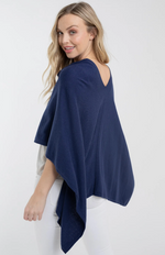 Load image into Gallery viewer, Trade Wind Cashmere Blend Dress Topper Poncho
