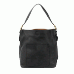 Load image into Gallery viewer, Classic Hobo Handbag in Black with Black Handle
